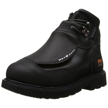 Imagem de Bota masculina Timberland PRO Endurance 15,24 cm Steel-Toe EX MetGuard Industrial e Constru o, Black/Black, 11