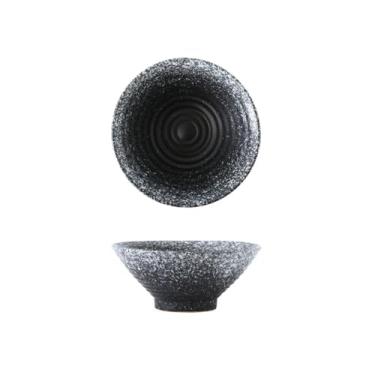 Imagem de Tigela de arroz redonda esmaltada em forno de cerâmica utensílios de mesa criativos domésticos japoneses -14 cm [décimo segundo mês lunar]