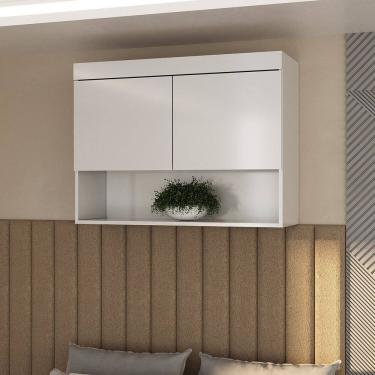 Imagem de Módulo Aéreo 2 Portas 68x90cm Viena Branco