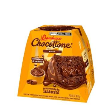 Imagem de Chocottone Sabor Mousse de Chocolate Bauducco  450g