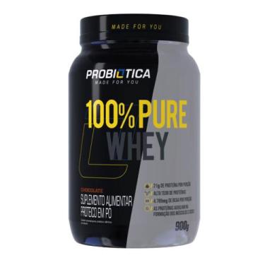 Imagem de Whey Protein 100% Pure 900g Pote - Probiotica - Probiótica, CHOCOLATE