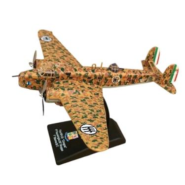 Imagem de MERIGLARE Avião de brinquedo modelo de caça em escala 1:144, ornamento educacional, ferramenta decorativa com suporte, avião de brinquedo para prateleira, mesa