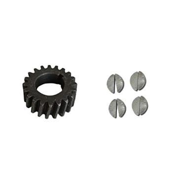 Imagem de Supermotorparts Engrenagem de bicicleta e 2 peças chave Woodruff para bicicleta motorizada 66cc 80cc 2 tempos
