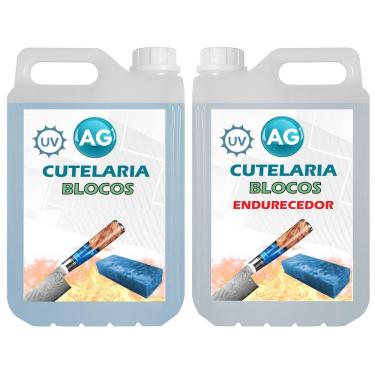 Imagem de Resina Epóxi Para Cutelaria Blocos Ag 1Kg