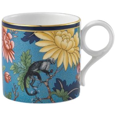 Imagem de Caneca Elegante e Sofisticada com Tema de Natureza e Plantas, Material de Porcelana Fin...