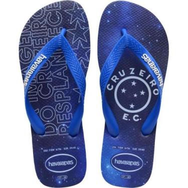 Imagem de Chinelo Havaianas Licenciado TOP Cruzeiro 37/8 Azul Estrela