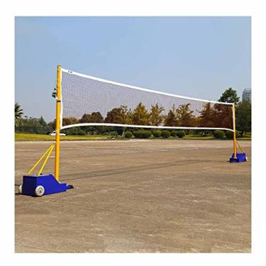 Imagem de Bastões de badminton de voleibol com rede para adultos e jovens, suporte de badminton de vôlei de aço com base estável, uso interno e externo (Cor: Estilo 1, Tamanho: 5 2 m) (Estilo 2 5)