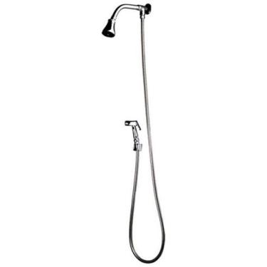 Imagem de Ducha Chuveiro Articulado Desviador Flexível Gatilho Metal - Lhd Metai