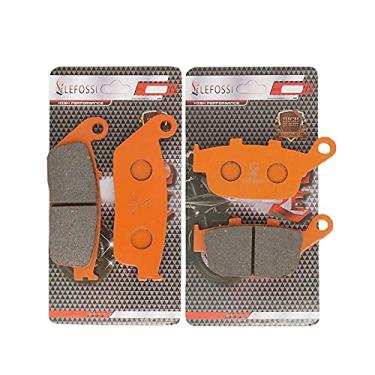Imagem de Pastilhas de freio de fibra de carbono dianteira da Lefossi para Suzuki GW 250 F GW 250 L GW250 Inazuma 2013 2014 2015 GSX250R GSX 250 R RL7 RL8 2017 2018 FA142F FA496R