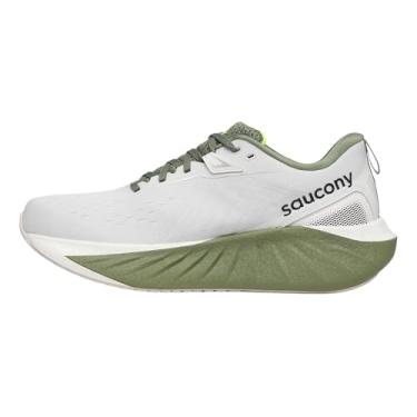 Imagem de Saucony Tênis masculino Triumph 22, Branco/olivina, 38