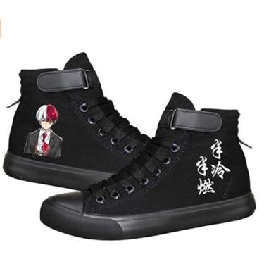 Imagem de Tênis de lona DHSPKN My Hero Academia Anime Deku Izuku Todoroki Cosplay Hip-Top, Anime 13, 7.5 US Women
