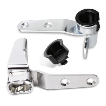 Imagem de Conjunto de dobradiça de porta traseira adequado para Tundra SR 2007-2024 adequado para Tundra SR5 2007-2024 Conjunto de dobradiça de porta traseira lado direito/esquerdo substitui 66110-0C020 66120