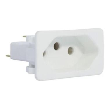 Imagem de Tomada Para Painel 10A Branca Sem Rabicho - Margirius