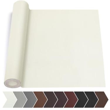 Imagem de Fadoub Fita de reparo de couro, kit de reparo de couro de 43 x 200 cm para móveis, adesivo de reparo autoadesivo grande fita de vinil para sofá, interior de carro, sofá, interior de carro, assentos de