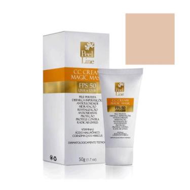 Imagem de Cc Cream Magic Mask Fps50 Bege Claro Peel Line 50G