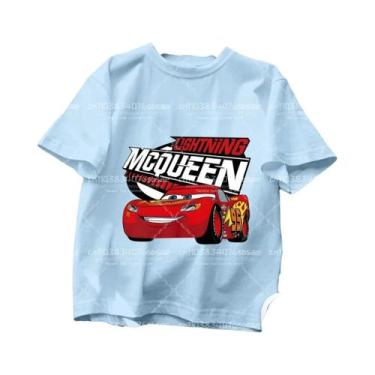 Imagem de Camiseta Infantil Disney Pixar Lightning McQueen, Manga Curta, Desenho
