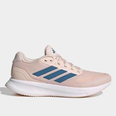 Imagem de Tênis Adidas Runfalcon 5 Feminino, Rosa, Azul, 34