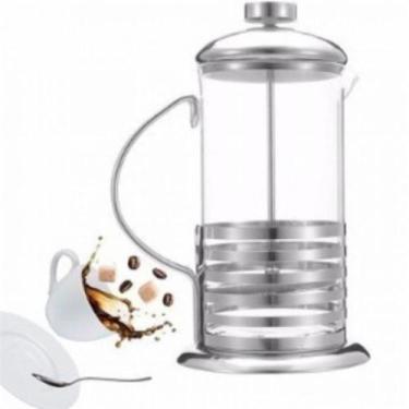 Imagem de Cafeteira francesa french press luxo 600ml em inox luxo chaleira expre