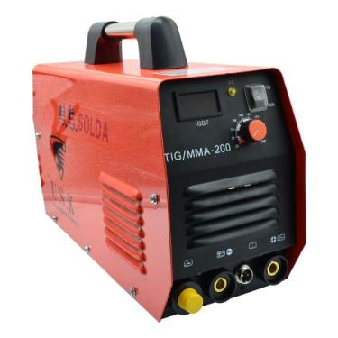 Imagem de Maquina Inversora de Solda Ar Forcado TIG/MMA-200 220V A.K - AK