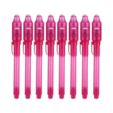 Imagem de Conjunto De Canetas De Tinta Invisível 4-12pcs Com Luz UV, Marcador Má