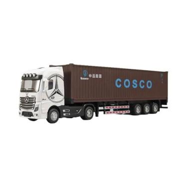 Imagem de Caminhão De Brinquedo De Liga Metálica Para Meninos Com Som E Luz, Mod