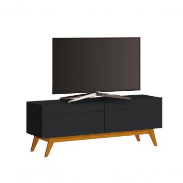 Imagem de Rack Classic 2g 1.4 Preto - Imcal Móveis