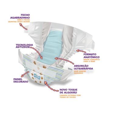 Imagem de Fralda Descartável Baby Scooby Doo Hiper 1 Pacote Tamanho G Com 60 Uni