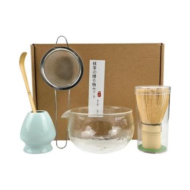 Imagem de Conjunto De Tigela De Matcha Estilo Japonês Com Colher, Batedor De Chá