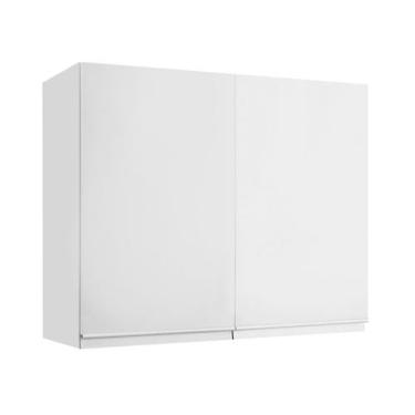 Imagem de Armário Aéreo Madesa Acordes Glamy 100%MDF 80cm 2 Portas BR, Branco