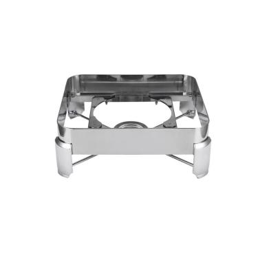 Imagem de Suporte para Rechaud Banho Maria GN 2-3 61027-010 para Servir Refeições em Aço Inox sem Fogareiro Inox Tramontina