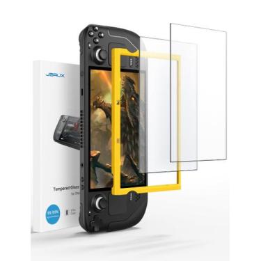 Imagem de Protetor de tela JSAUX Anti Glare para Steam Deck, pacote com 2