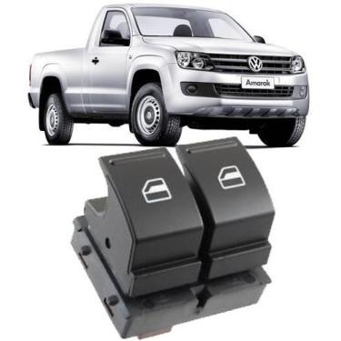 Imagem de Botao Interruptor Vidro Eletrico Amarok Cabine Simples 02 Portas - 1z0