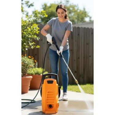 Imagem de Lavadora Alta Pressão 1300 PSI 1400W Limpeza Poderosa - Congratulation