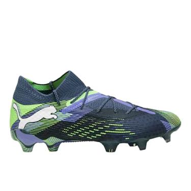 Imagem de PUMA Chuteiras masculinas Future 7 Ultimate Soccer Chuteiras - Cinza, Céu cinza/branco/maçã efervescente, 39