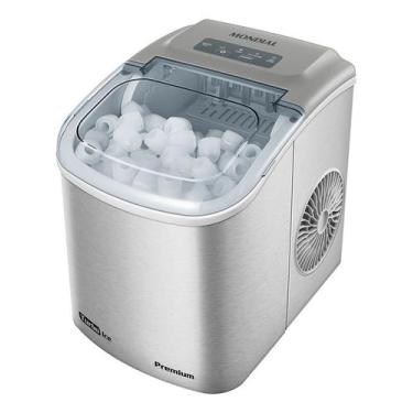 Imagem de Máquina de Gelo MG-12-GI Turbo 127V 60Hz para Produção Rápida de Gelo,