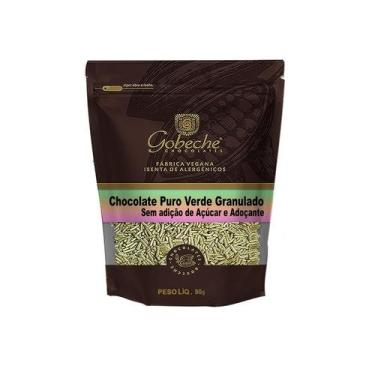 Imagem de Chocolate Puro Verde Granulado - Sem Adição de Açúcar e Adoçante - 90g