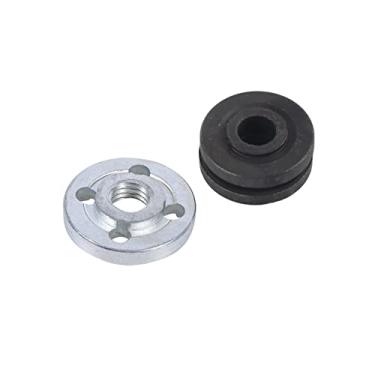 Imagem de 1 par de porca de chave inglesa de metal,Peça de encaixe de moedor de ângulo elétrico, externo interno para compatível com o moedor Gngle modelo 9523