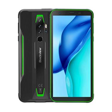Imagem de 2020 Novo BV6300 Pro Helio P70 6GB + 128GB Smartphone 4380mAh Android 10.0 Celular NFC IP68 Telefone resistente à prova d'água (Verde)