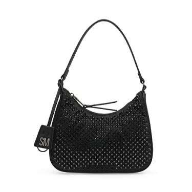 Imagem de Steve Madden Bolsa de ombro de strass Darling, Preto/preto, One Size