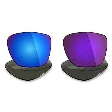 Imagem de 2 pares de lentes polarizadas de substituição da Mryok para óculos de sol Oakley Two Face XL – Opções