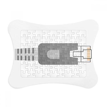 Imagem de Padrão de soquete de plugue diagrama de circuito, moldura de quebra-cabeça decoração de imagem ornamento de jogo