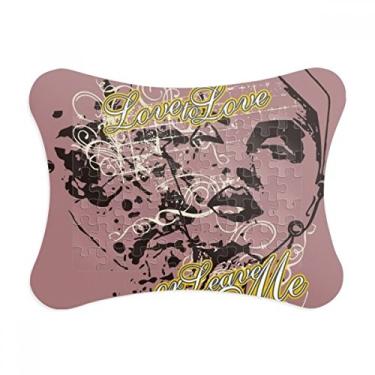 Imagem de Graffiti Street Love to Love or Leave Me Moldura para decoração de quadros, ornamento de quebra-cabeça