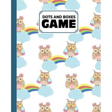 Imagem de Dots And Boxes Game: Dots & Boxes Activity Book Rainbows Owls Cover - 120 Pages!, Dots and Boxes Game Notebook - Short or Long Games (8.5 x 11 inches) by Nikolai Vogel