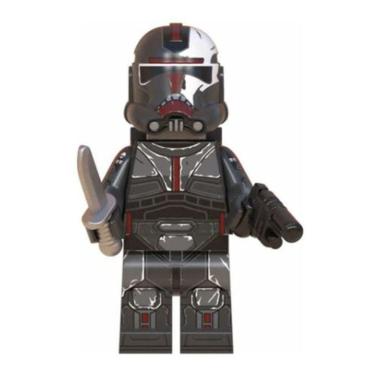 Imagem de Hunter Bad Batch Force 99 Star Wars Boneco Blocos De Montar
