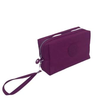 Imagem de Estojo Escolar Grande de Nylon (Roxo)
