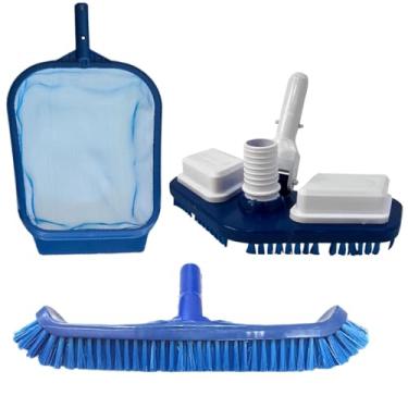 Imagem de Kit De Produtos Para Limpeza Piscina Fibra Vinil Alvenaria
