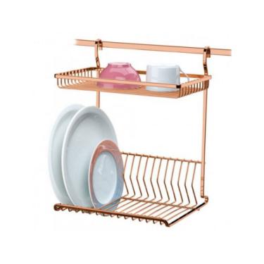 Imagem de Escorredor De Louças De Parede Em Aço Carbono Bella Cucina Future Cromado