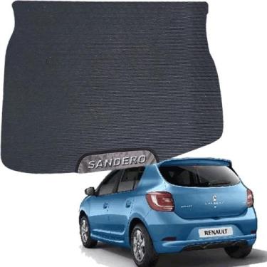 Imagem de Tapete emborrachado para porta mala malas especifico do carro sandero 