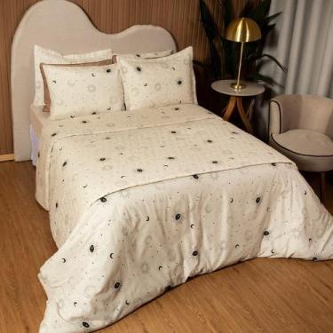 Imagem de Capa Edredom Solteiro Algodão Percal 150 Fios Duvet Essencialle - Mari