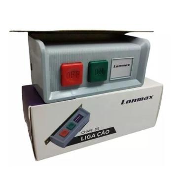 Imagem de Chave Botao Ligar Motor Maquina Costura Reta Interlock Overloque Galon